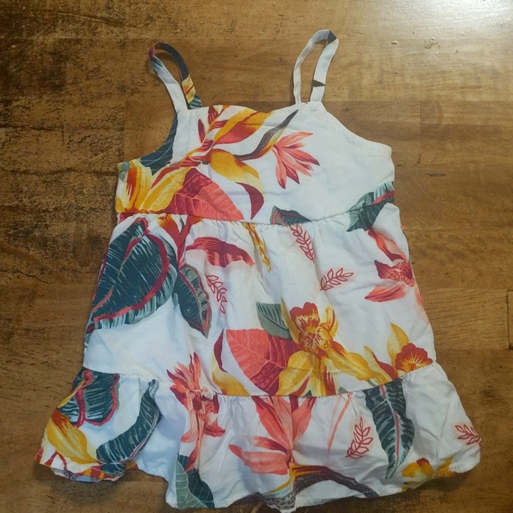 Hawaiian Print dress Size 3-6M